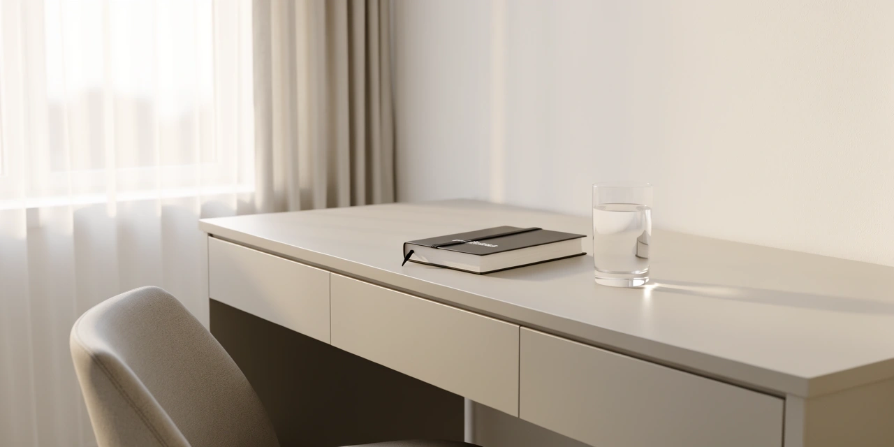 Atmosphärischer Arbeitsbereich für Coaching